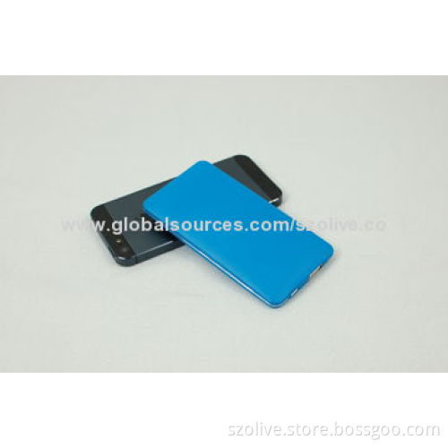 Portable power banks, 2014 fashionable type with 4,000mAh real capacity